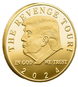 2024 president donald trump silver gold plate prev ui